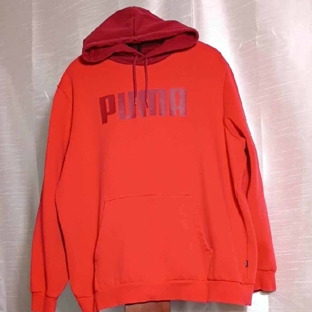 PUMA Men's Bold Red Hoodie Size XXL‎